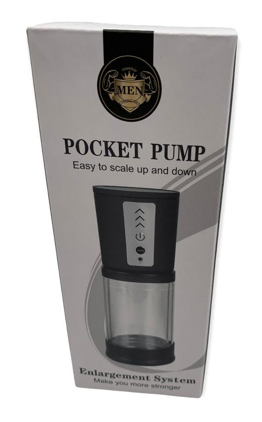 Argus - Automatic Pocket Pump - Electric Penis Pump - Easy to scale - Transparent - 110088 - 25 cm x 7 cm