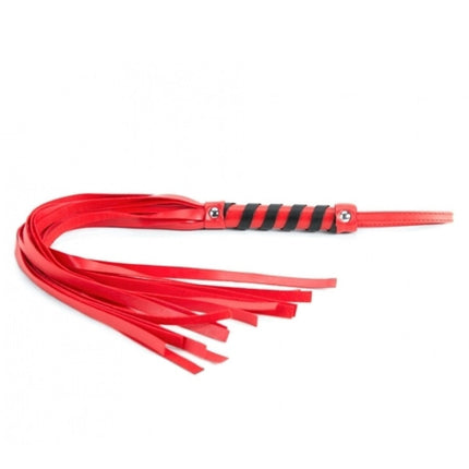 Argus - Small Whip - Leather Look - Red - AF 001004