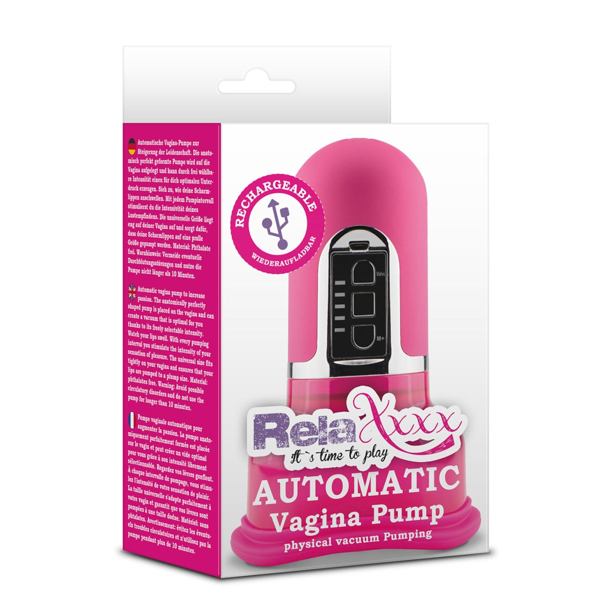 MVW Relaxxxx Automatic vagina pump - USB rechargeable