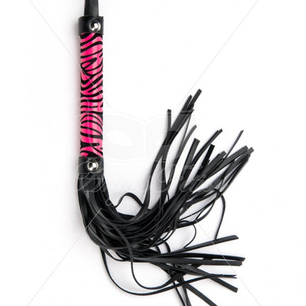 Argus Pink Leopard Whip - Leather Look - AF 001024