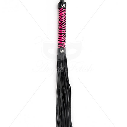 Argus Pink Leopard Whip - Leather Look - AF 001024