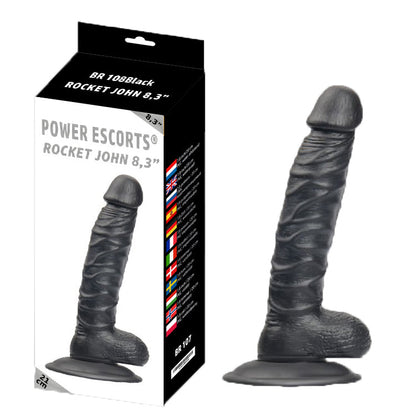 Power Escorts - BR108 - Rocket John 8.3'' - Realistic Dildo - 8.3 Inch / 21 CM -2 COLORS