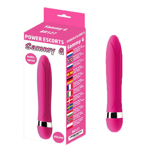 Power Escorts - BR127 - Sammy G - G Spot Vibrator - 10-Speed - 18,5 CM - Pink