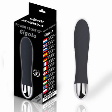 G-spot Vibrator Gigolo Zwart - Oplaadbaar