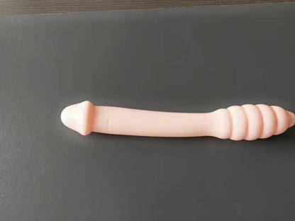 Power Escorts - BR140 - Rocket Dong - Double Dildo - Extreme Flexible - Ideal For Starters - 20,4 × 3 CM - Black