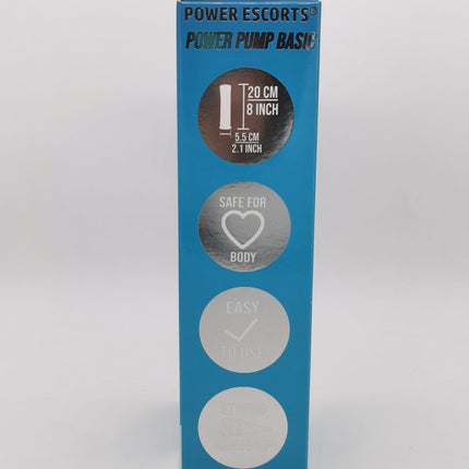 Power Escorts - BR170 - Power Pump Basic - Penis Pump - Transparent