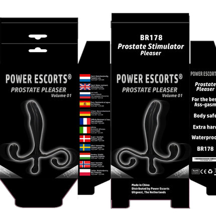 Prostate Anal Plug 12.5 × 2.5 CM Black