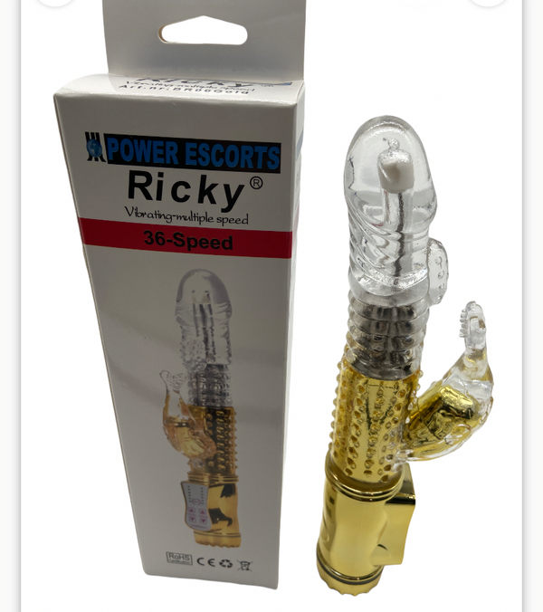 Ricky Gold G-Spot Vibrator Rabbit - 36 functies