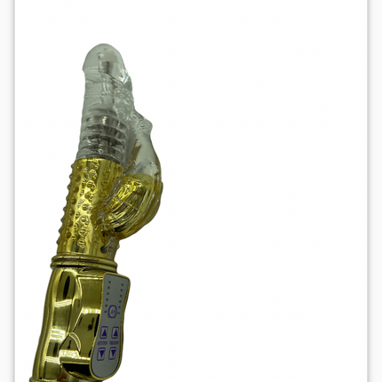 Power Escorts - Br06 - Ricky Gold G Spot Vibrator - Rabbit - 36 functions