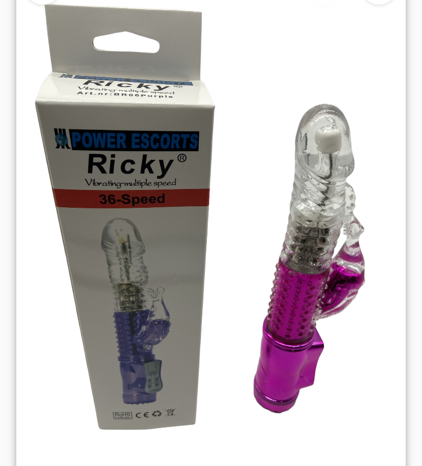 Ricky G-Punkt Rabbit-Vibrator Lila - 36 Funktionen