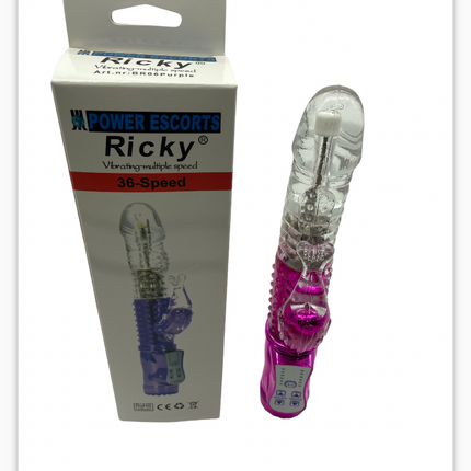 Power Escorts - Br06 - Ricky G Purple G Spot Vibrator - Rabbit - 36 Functions
