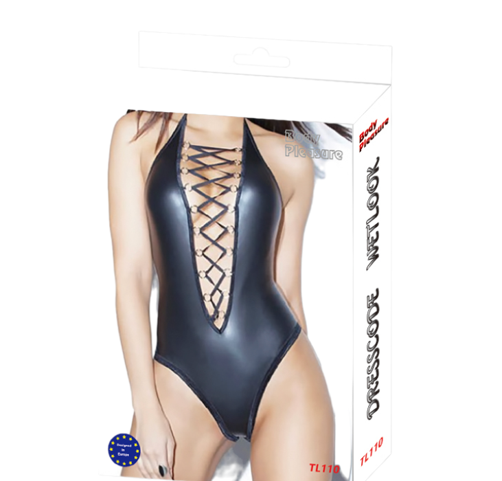 Wetlook Body TL110 One Size Zwart