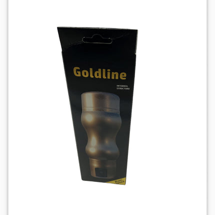 Power Escorts - BR28 - Goldline Vibrating Pussy Masturbator - 12-Speed ​​- 22 CM - Beige Color