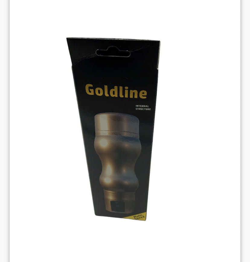 Power Escorts - BR28 - Goldline Vibrating Pussy Masturbator - 12-Speed ​​- 22 CM - Beige Color