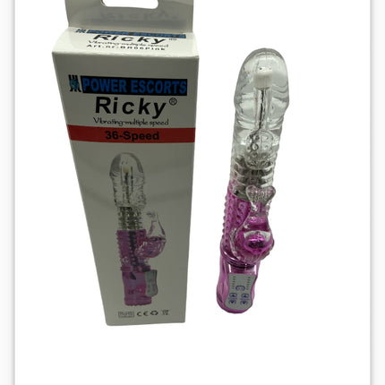 Power Escorts - Br06 - Ricky G Spot Vibrator - Rabbit - Pink