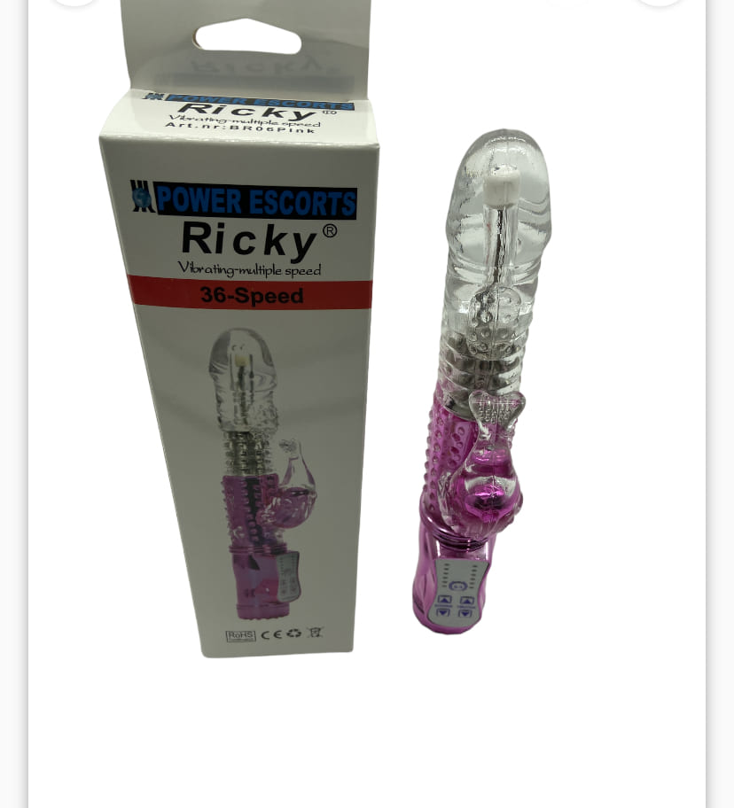 Power Escorts - Br06 - Ricky G Spot Vibrator - Rabbit - Pink