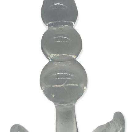 Argus T-Plug Beaded Plug Transparent - 8.5 Cm Packed in Strong Blister - AT 001126