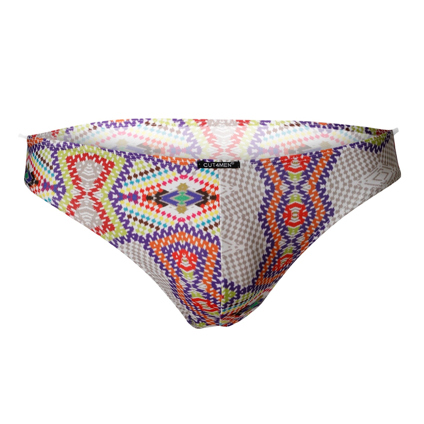 CUT4MEN - C4M01 - Low Brief Bikini Men Underwear - Aztec - 4 Sizes - 1 Piece