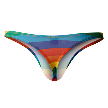 CUT4MEN - C4M03 - Thong Men Underwear - Rainbow - 4 Sizes - 1 Piece