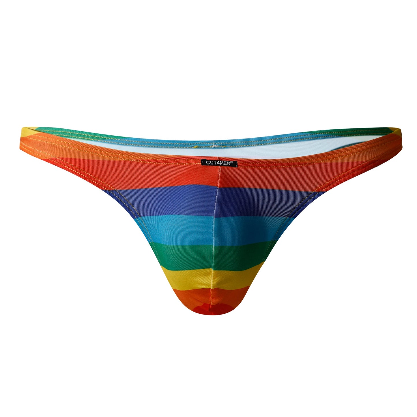 CUT4MEN - C4M01 - Low Brief Bikini Men Underwear - Rainbow - 4 Sizes - 1 Piece