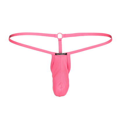 CUT4MEN - C4M09 - LoopString Pouch Men Underwear - Neon Coral - 2 Sizes - 1 Piece