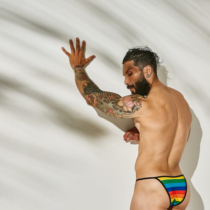 CUT4MEN - C4M12 - Briefkini Men Underwear - Rainbow - 4 Sizes - 1 Piece