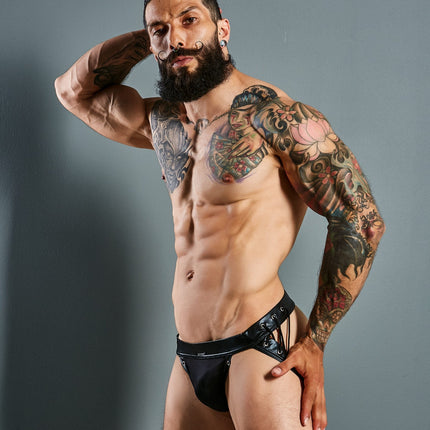 CUT4MEN - C4M14 - Desire Jockstrap Black Men Underwear - Jockstrap Black - 4 Sizes - 1 Piece