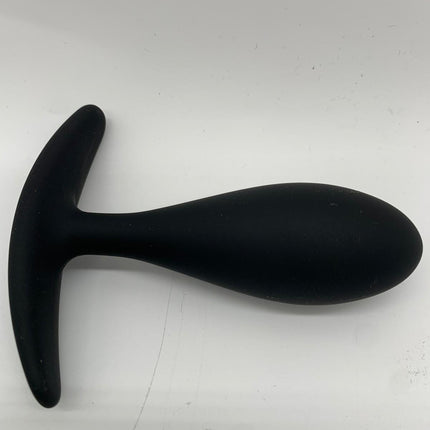 Argus T-Plug Siliconen Groot Formaat 10 Cm - Zwart - Verpakt in Sterke Blister - AT 001115