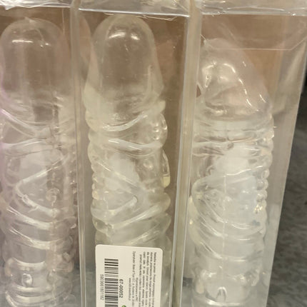 Bossoftoys - 67-00052 - Penis extender - flexible Gel - Penis Sleeve Clear - Lenght 12 cm - clear box