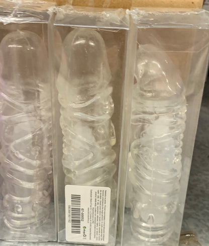 Bossoftoys - 67-00052 - Penis extender - flexibel Gel - Penis Sleeve Clear - Lenght 12 cm - clear box