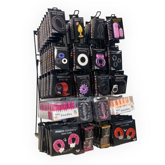 Power Escorts - DISPLAY DEAL - 150 Pieces Mix - Products - Incl. Freestanding Metal Counter Display