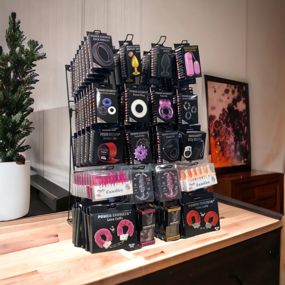 Power Escorts - DISPLAY DEAL - 150 Pieces Mix - Products - Incl. Freestanding Metal Counter Display