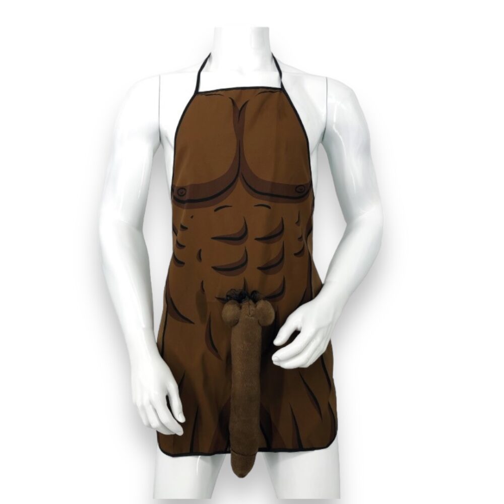 Schort met Grote Penis Bruin