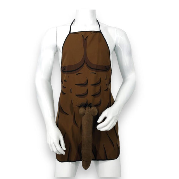 Schort met Grote Penis Bruin