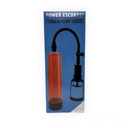 Power Escorts - BR170 - Power Pump Basic - Penis Pump - Red