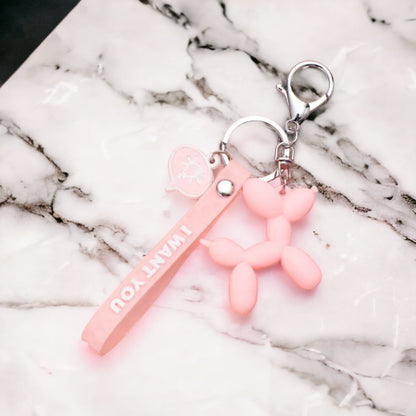 Keychain Doggy "I WANT YOU" 6 Colors 