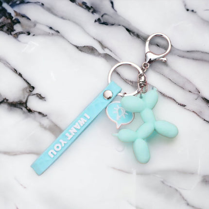 Keychain Doggy "I WANT YOU" 6 Colors 