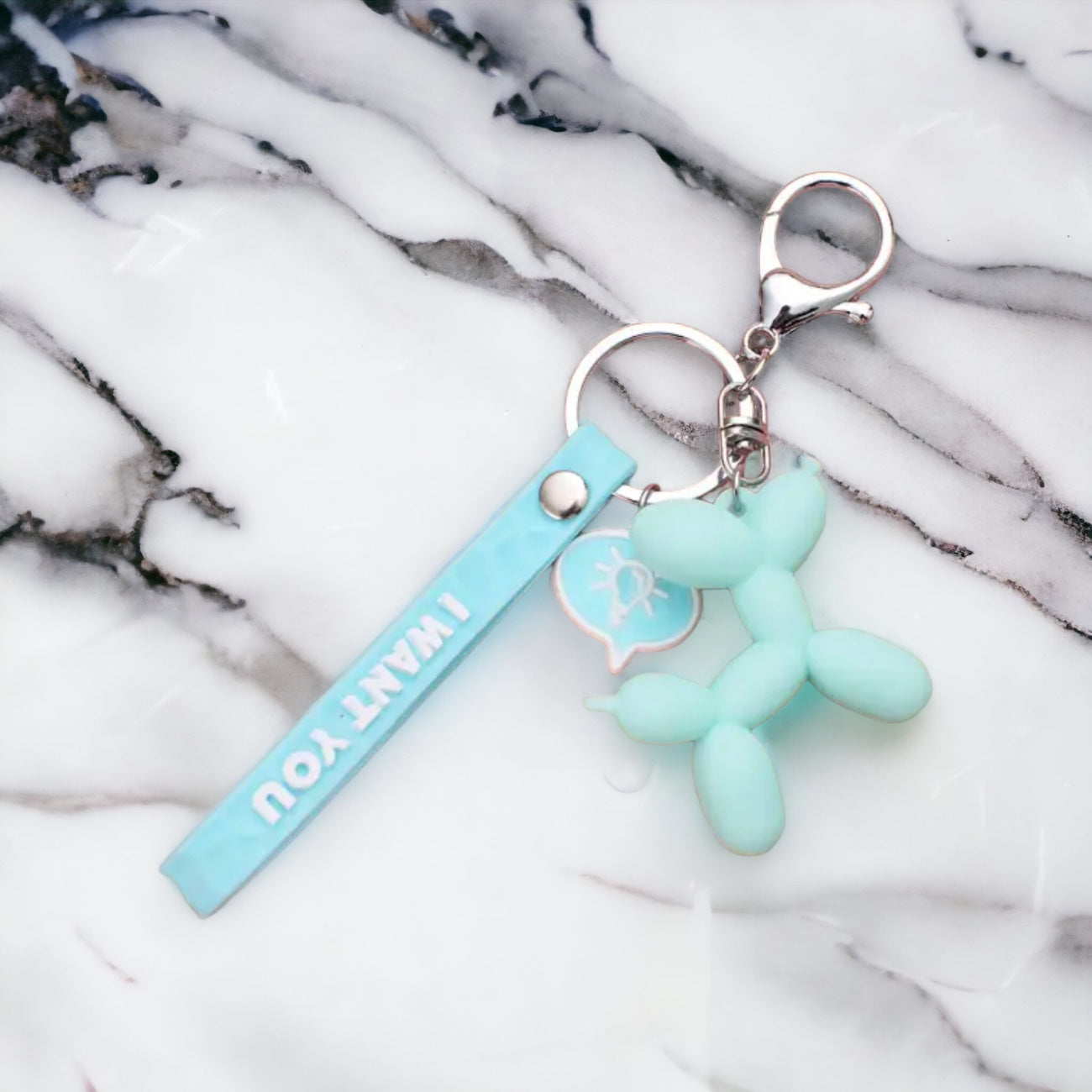 Keychain Doggy "I WANT YOU" 6 Colors 