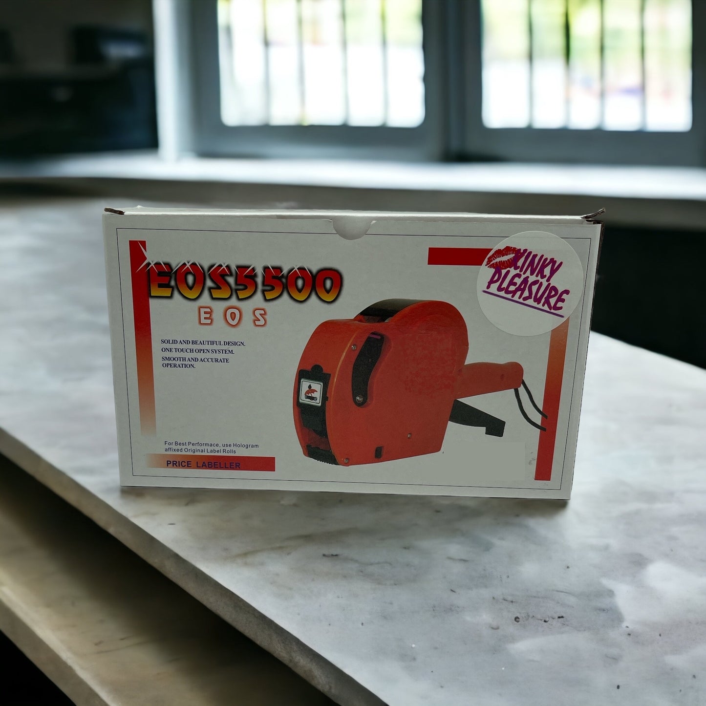 Prijstang Met Prijs Stickers - 5500 Stuks - 3 Rollen Inkt - Blauw