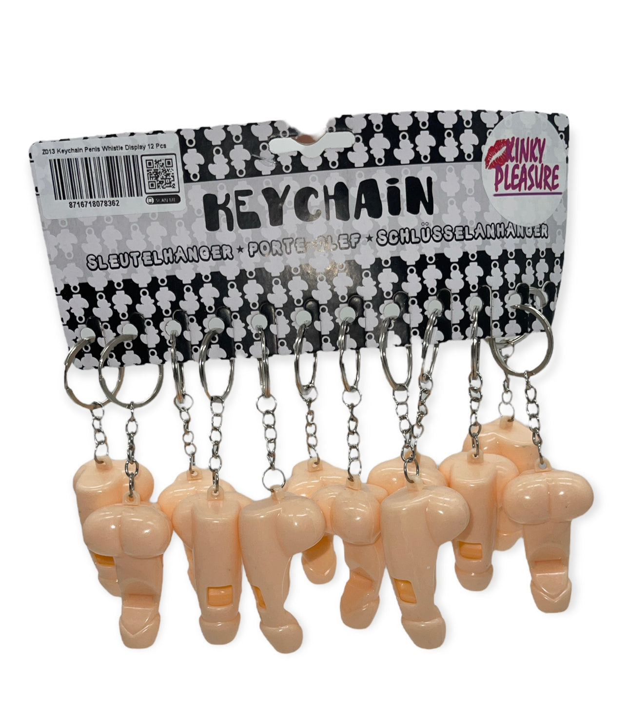 Kinky Pleasure Keychain - Funny and Unique Accessory Cock Whistle