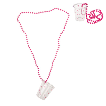 Shot Glass Necklace - A Stylish Accessory for Party Goers