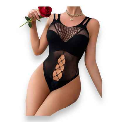 Body Stocking Black One Size Fits Most - BULK Offer