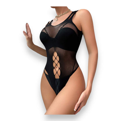 Body Stocking Black One Size Fits Most - BULK Offer