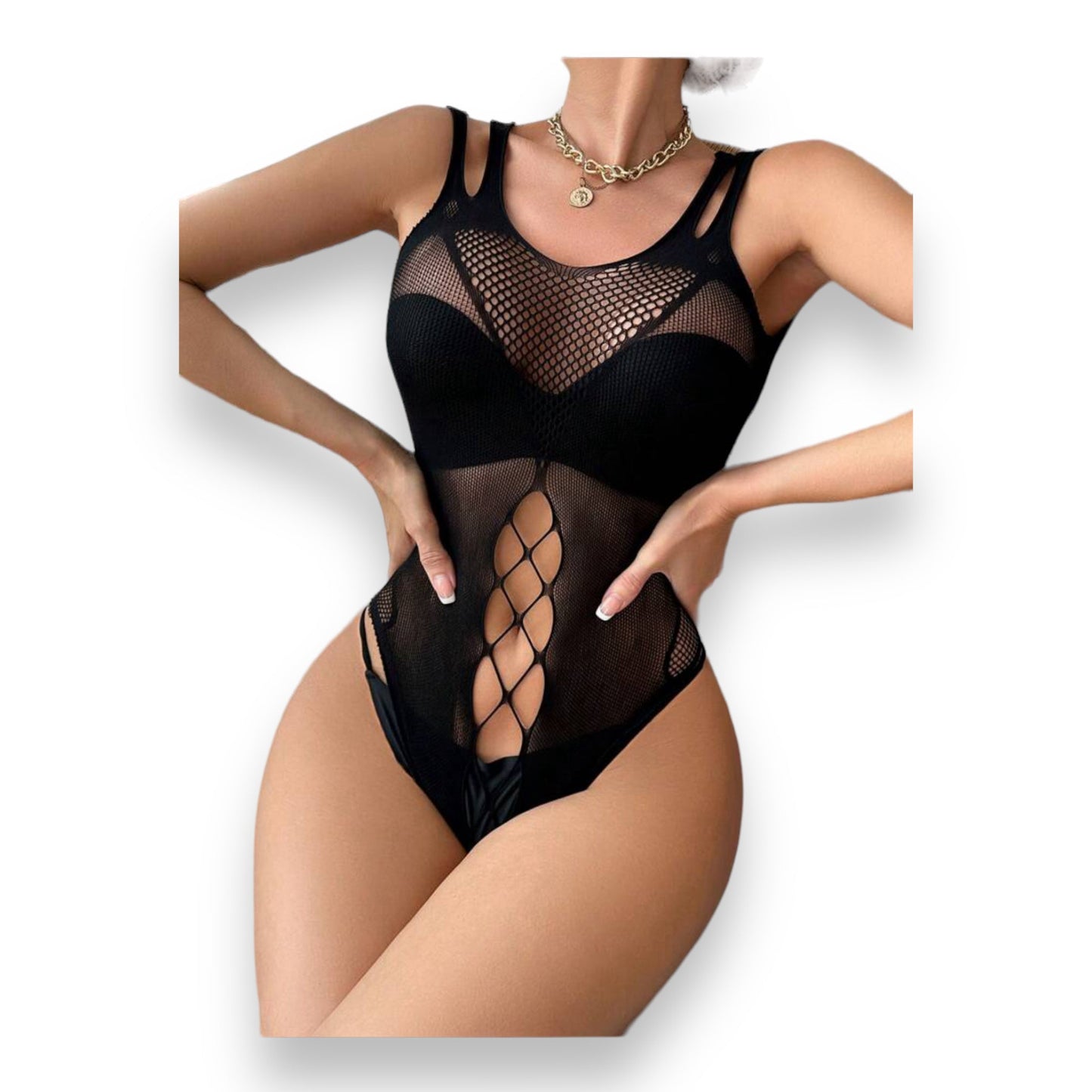 Body Stocking Black One Size Fits Most - BULK Offer