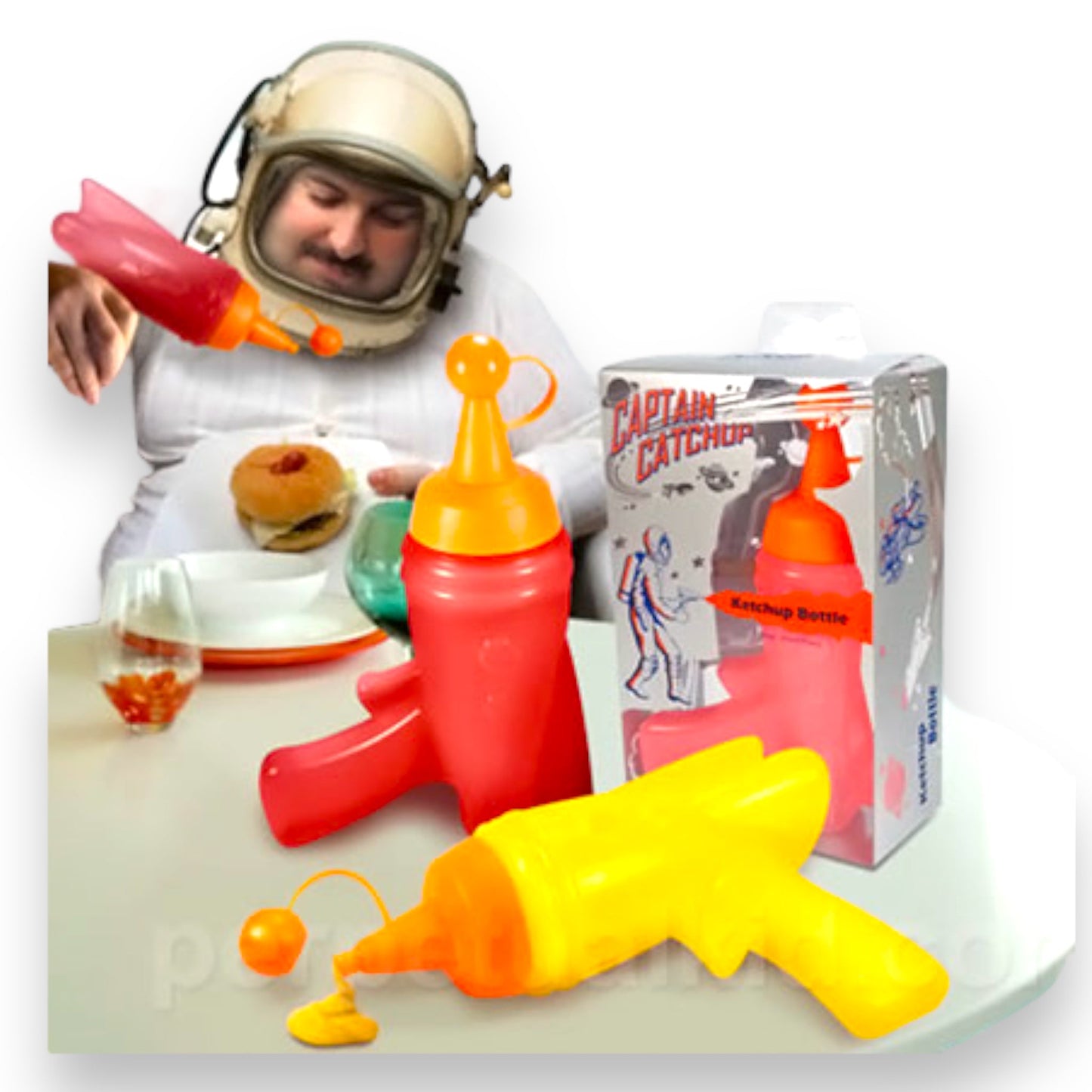 Space Gun Ketchup & Mosterd Dispenser