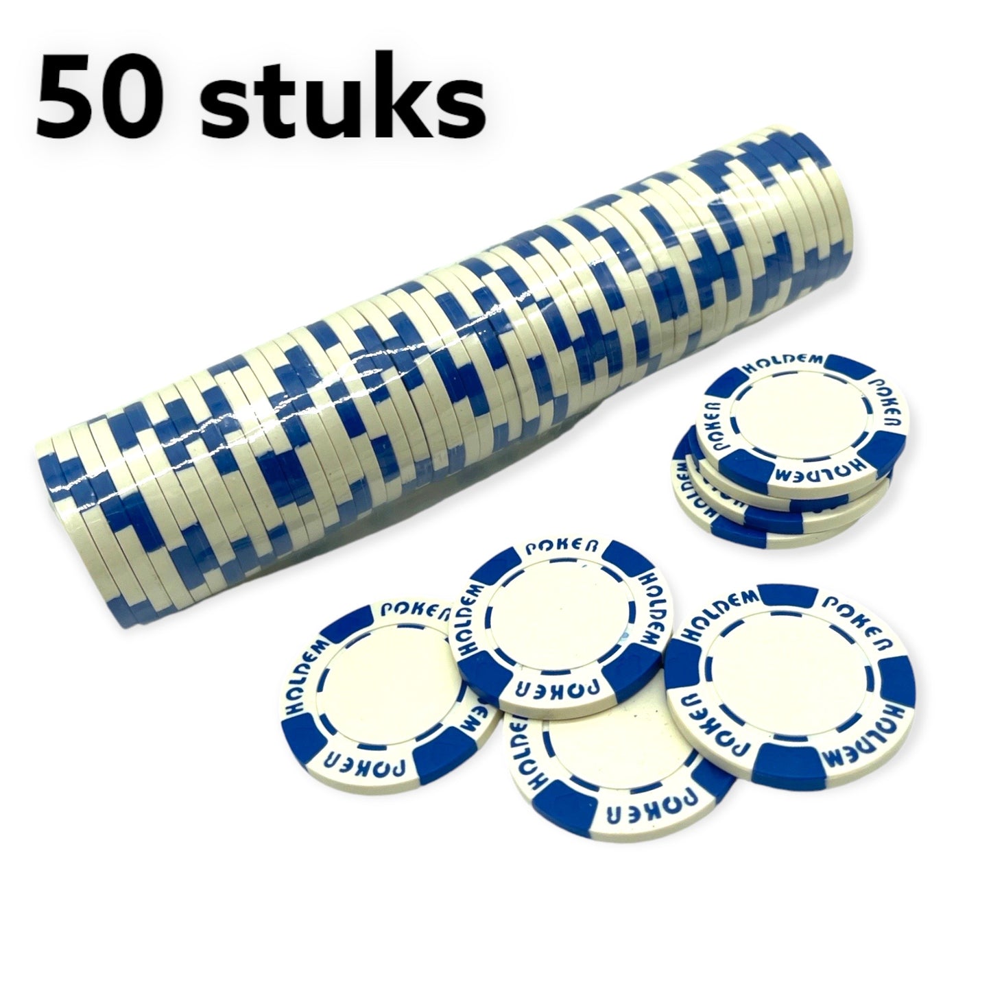 Poker Fiches 50 Stuks 6 Kleuren