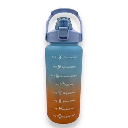 Waterfles met Tijdsaanduiding - 2 Liter - Beschikbaar in 8 Kleuren | Timmy Toys AX078