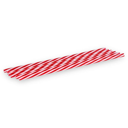 PVC Rietjes in Rood - 230x6mm - 10-Pack
