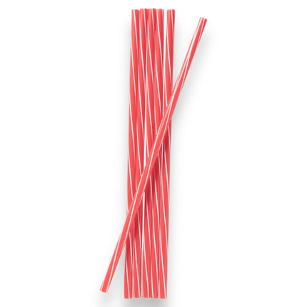 PVC Rietjes in Rood - 230x6mm - 10-Pack