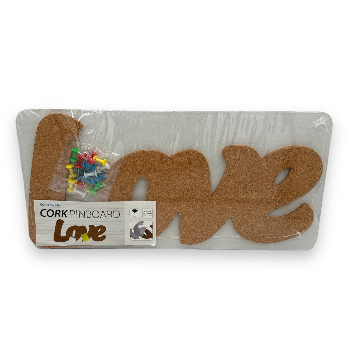 Kurken Prikbord LOVE 29x13 cm